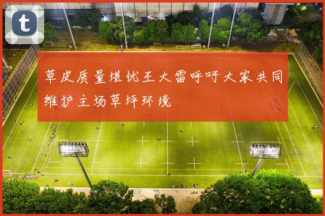 草皮质量堪忧王大雷呼吁大家共同维护主场草坪环境